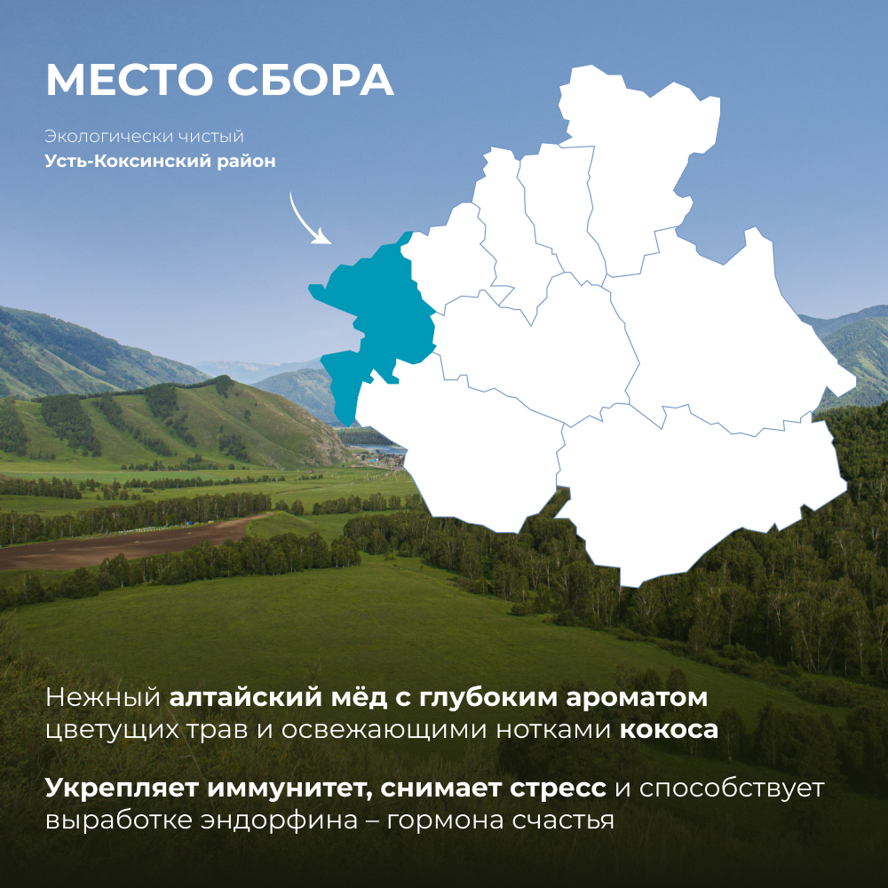 Мёд с кокосом 240 г